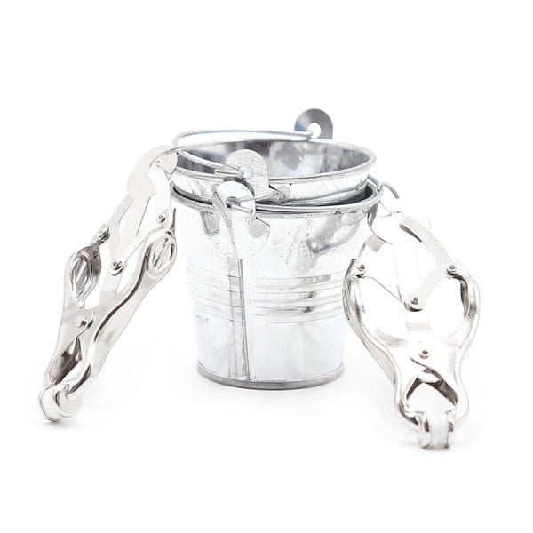 OHMAMA FETISH NIPPLE CLAMPS WITH BUCKETS 7
